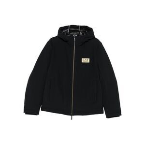 EA7 Emporio Armani Technical Hooded Jacket Men BLACK Outerwear